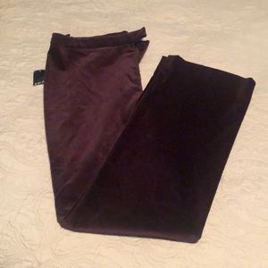 Brand New!!!  Burgundy I.N.C velvet slacks